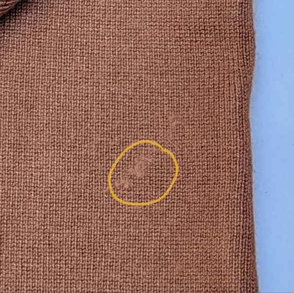 Whisper Knit QVC Italy Caramel Knit Sweater Embroidery Sleeves Women's Size XL - Picture 8 of 13